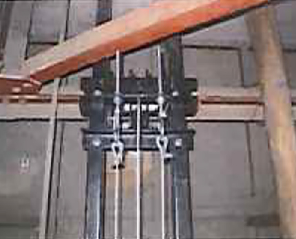 体育館の舞台装置