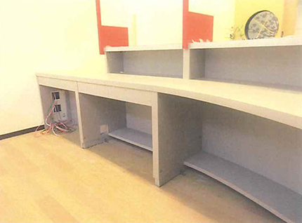 受付カウンター