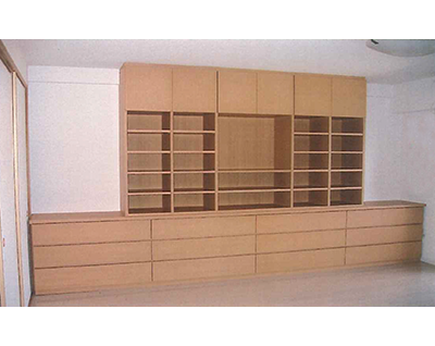 飾り戸棚引出整理