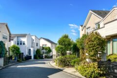 戸建ての街並み