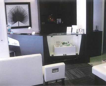 受付カウンター