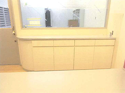 受付カウンター