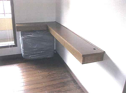 書斎のカウンター