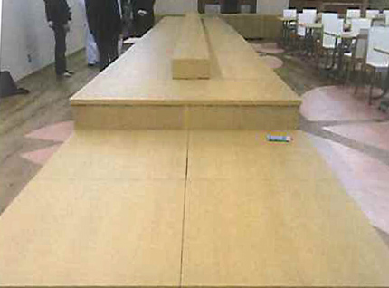 ビュッフェ料理台