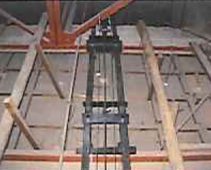 体育館の舞台装置