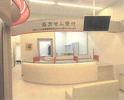 受付カウンター