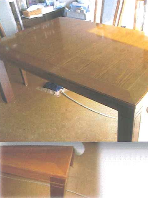 テーブルの塗り替え